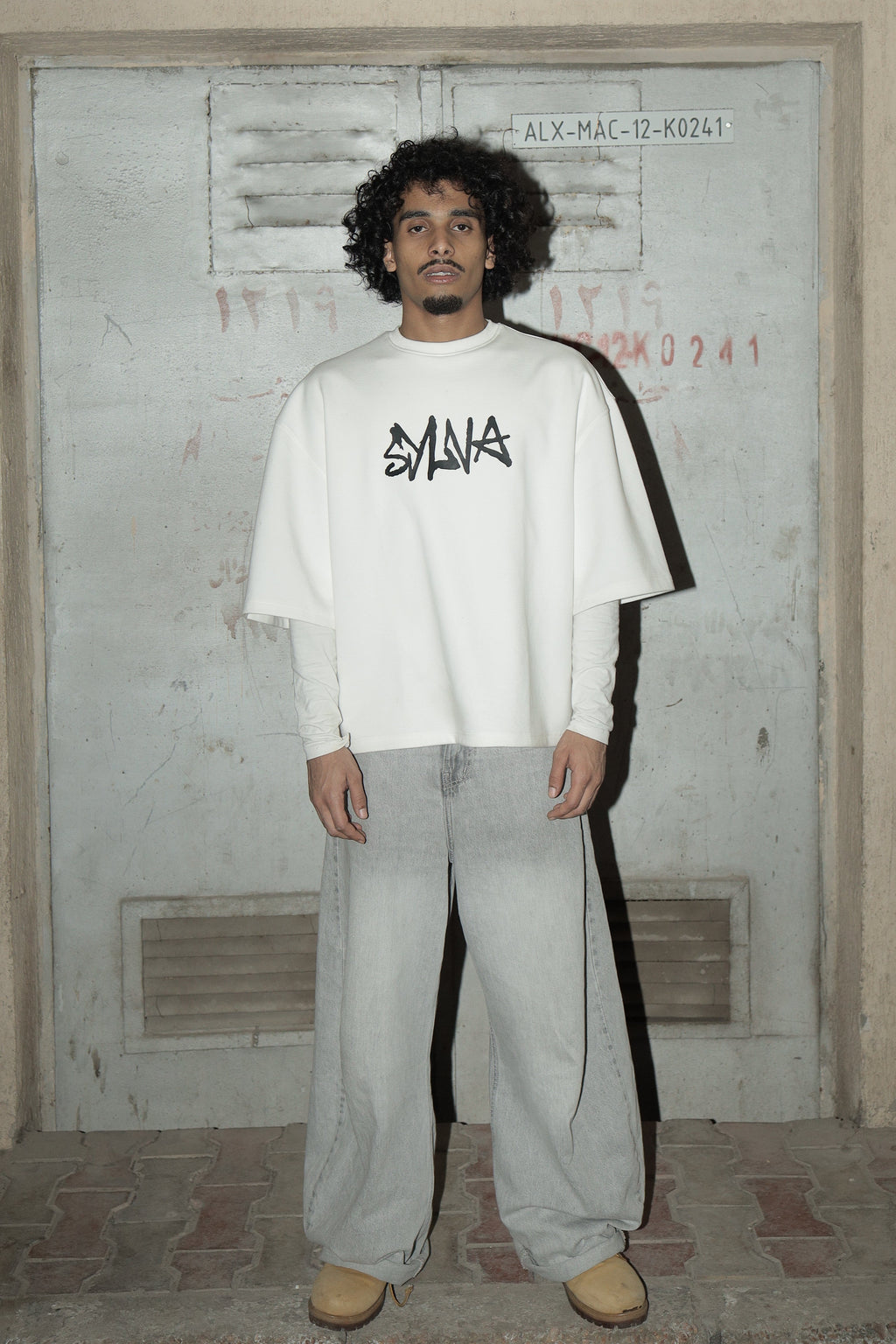 Sylva Boxy Fit Heavyweight T-Shirt – White