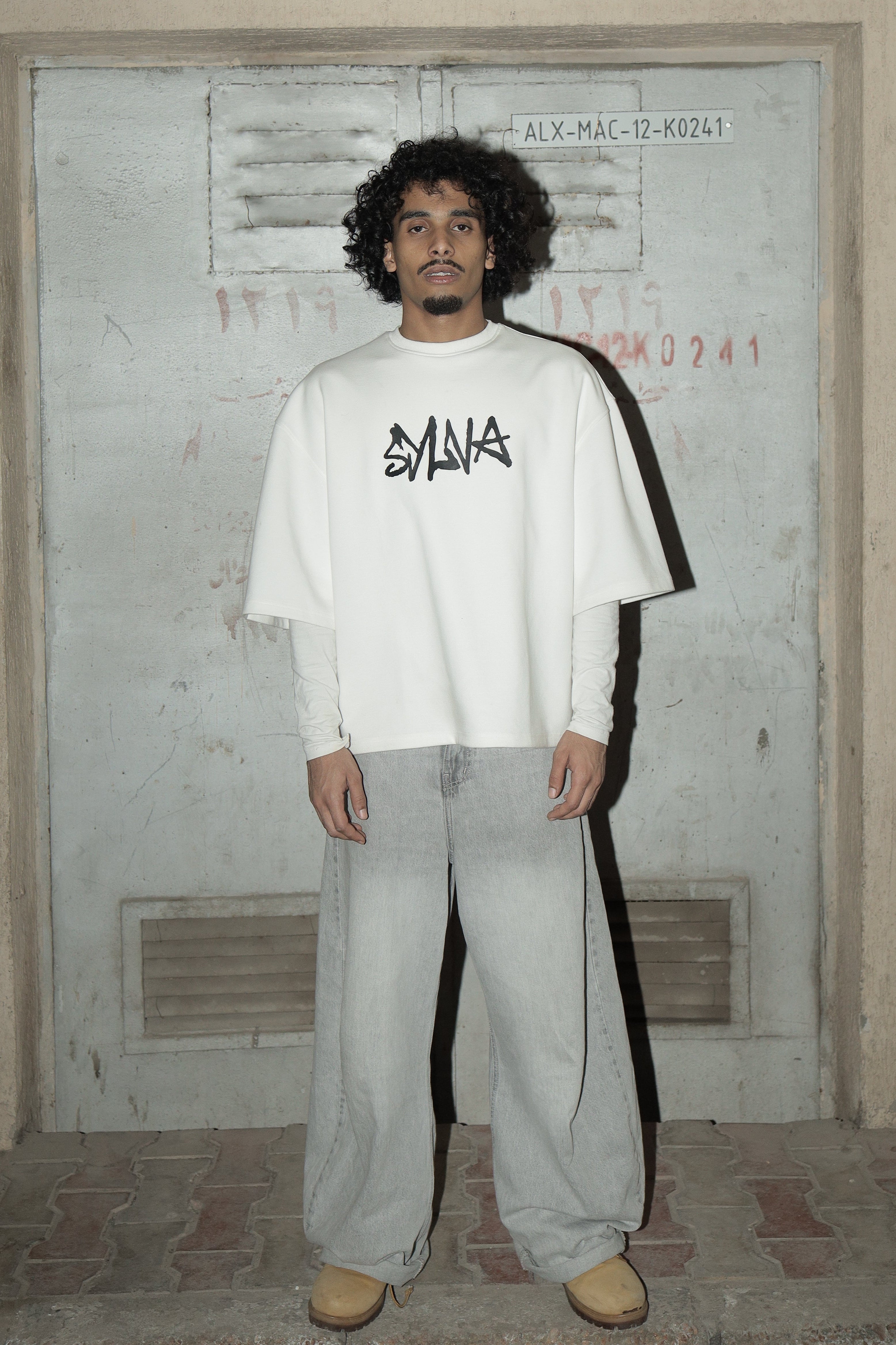 Sylva Boxy Fit Heavyweight T-Shirt – White